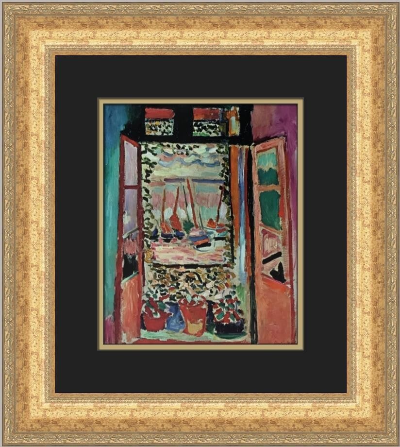 Henri Matisse The Open Window Custom Framed Art Print 19 x 17 (1 of 2)