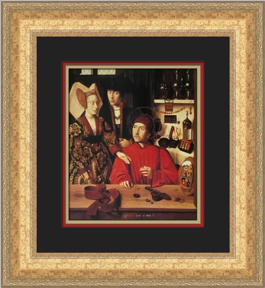 Petrus Christus Saint Eligius Custom Framed Print 19 x 17 (1 of 2)