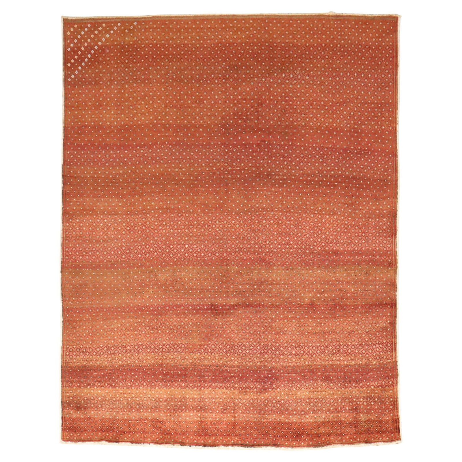 Mid-Century Turkish Wool Anatolian Room Size Rug 93 x 120: Mid-Century Turkish Wool Anatolian Room Size Rug 93 x 120 Discover the beauty of this vintage Turkish Anatolian rug, a stunning piece that embodies mid-century modern design. Hand-woven from high-qual