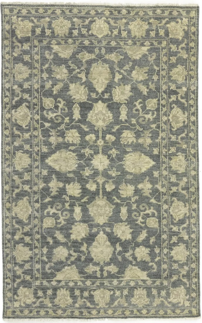 Hand-Knotted Floral Oriental Rug Wool Transitional 4'11 x 7'9 (1 of 16)