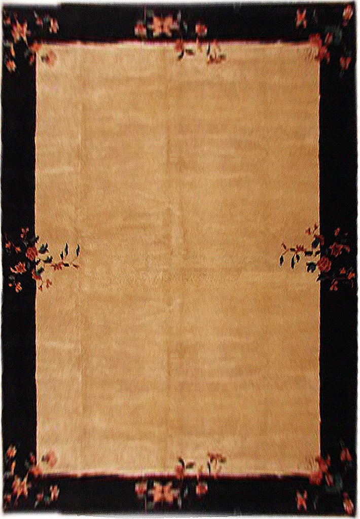 Old Chinese Art Deco Rug 8'2" x 11'2" Handmade in China (1 of 6)