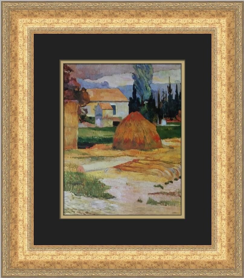 Paul Gauguin Landscape near Arles Custom Framed Print 19x17 (1 of 2)
