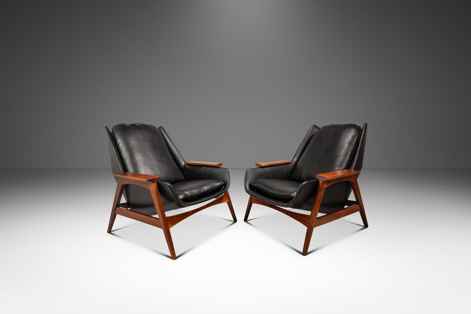 Rare Mid-Century Modern Malabar Chairs by Mel Abitz for Galloway's 1959 Set of 2 (1 of 18)