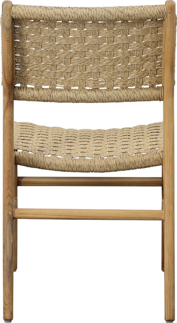 Mable Outdoor Dining Chair Teak Rattan Stylish Design (1 of 4)