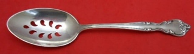 Easterling American Classic Sterling Silver Slotted Serving Spoon 9-Hole Custom (1 of 1)
