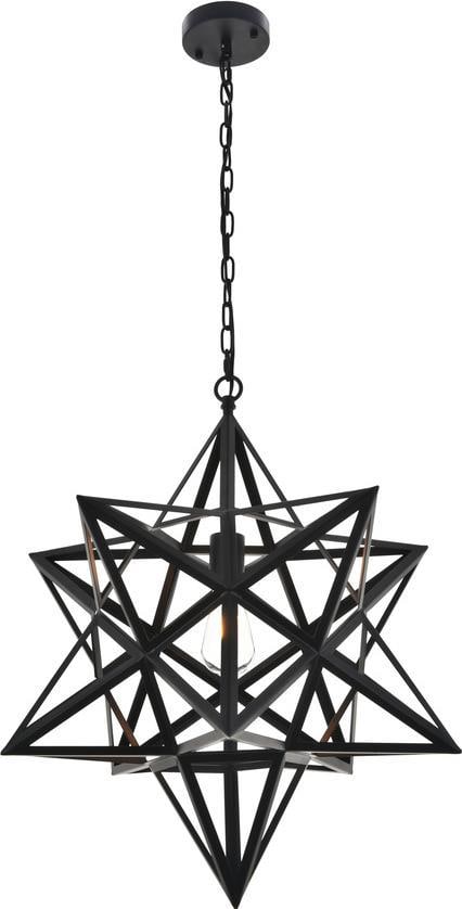 Elegant Nocturne Mid-Century Modern Black Pendant Light UL-Listed (1 of 1)