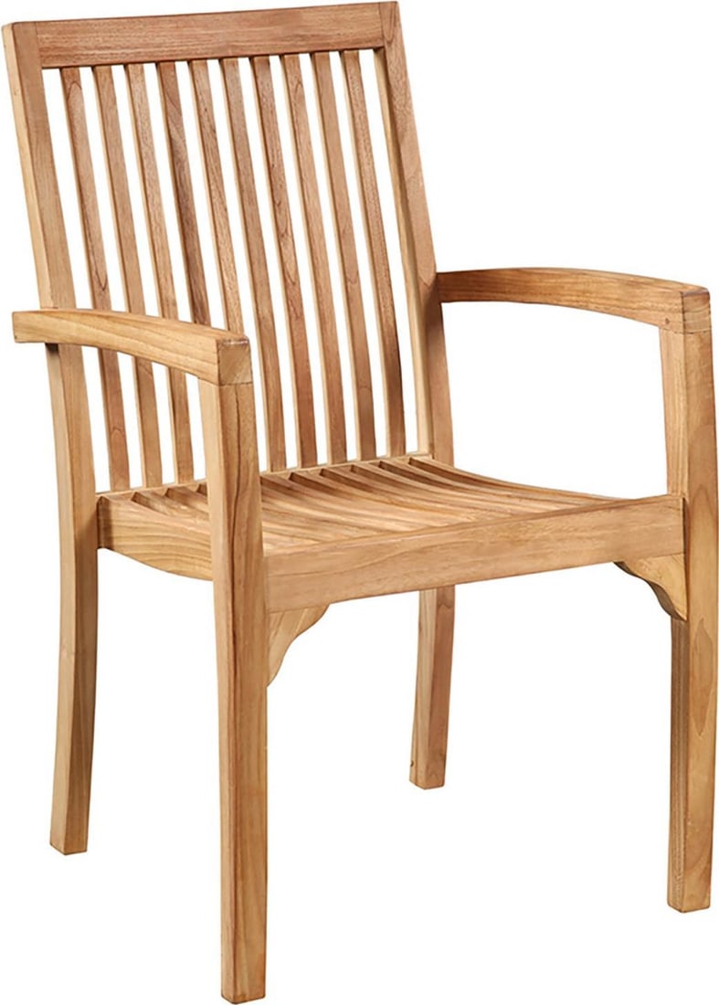 Ashdown Outdoor Teak Arm Chair for Patio Relaxation (1 of 2)