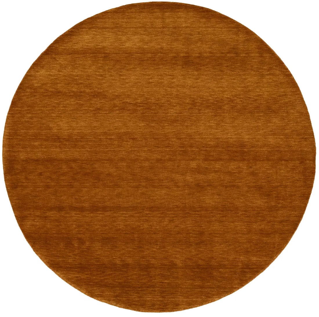 Orange Hand-Loomed Gabbeh Wool Round Rug Modern Home Decor: Orange Hand-Loomed Gabbeh Wool Round Rug Modern Home Decor Enhance your home decor with this stunning Orange Solid Hand-Loomed Gabbeh Wool Round Rug. Measuring 7'9" x 7'10", this rug is crafted from h