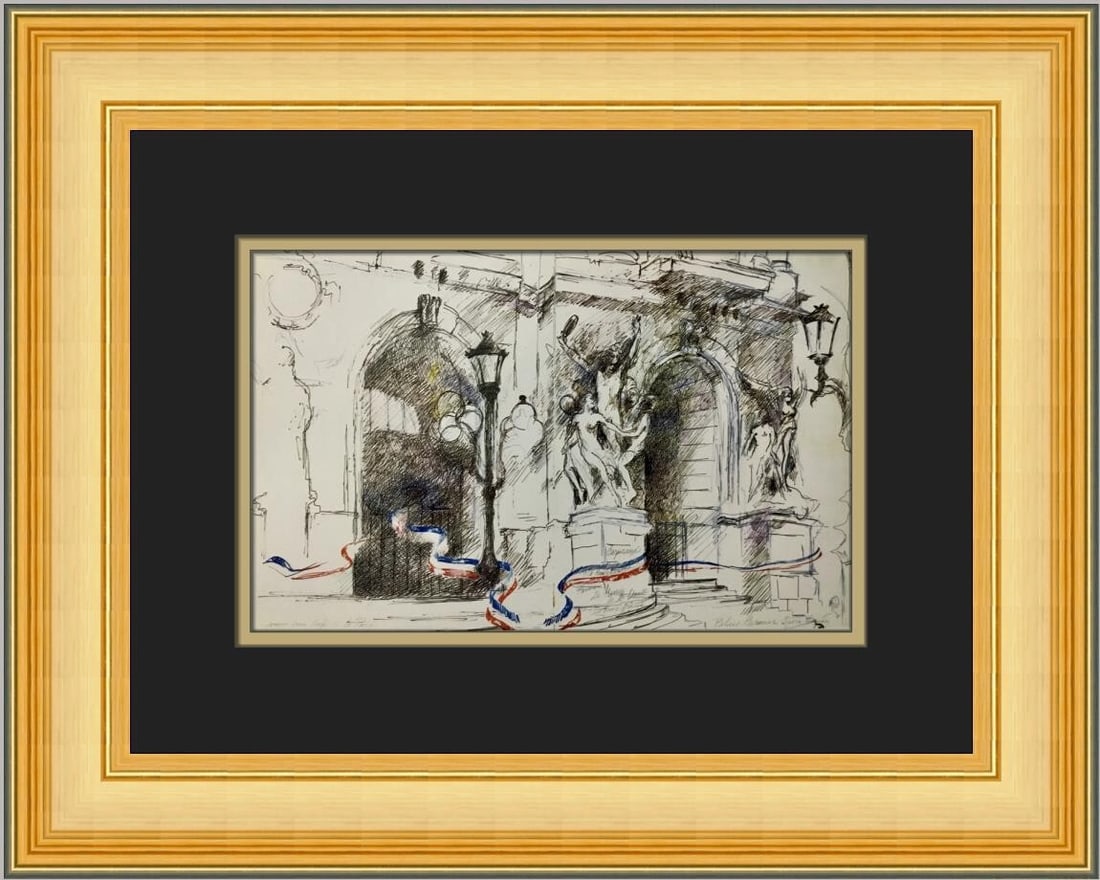 LeRoy Neiman Carpeaux Sculpture La Danse Custom Framed Print 14 x 18: LeRoy Neiman Carpeaux Sculpture La Danse Custom Framed Print 14 x 18 Explore the captivating expressionism of LeRoy Neiman's "Carpeaux Sculpture La Danse" in this exquisite custom framed print. Create