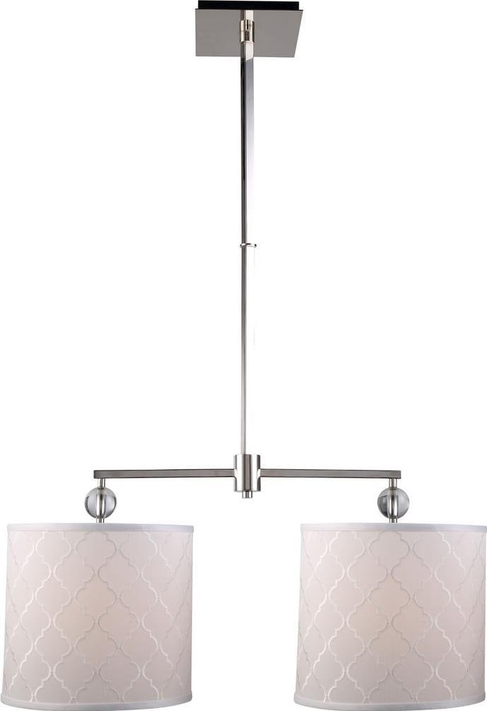 Elegant Gemma Ceiling Fixture with Crystals Polished Nickel Finish (1 of 1)