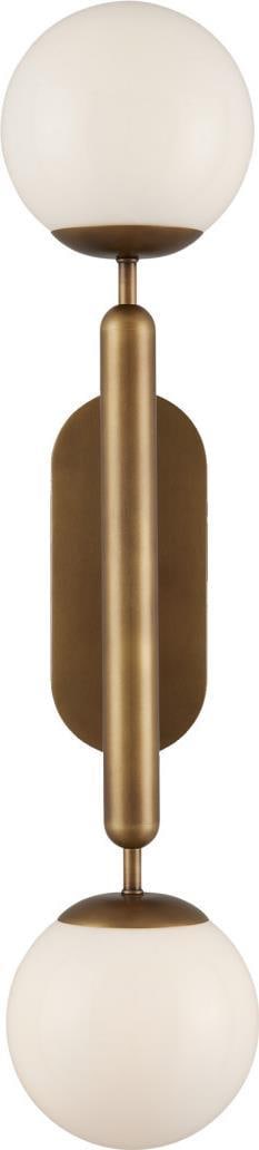 Currey Barbican Brass Sconce Minimalist Design Dimmable Ambient Light (1 of 3)