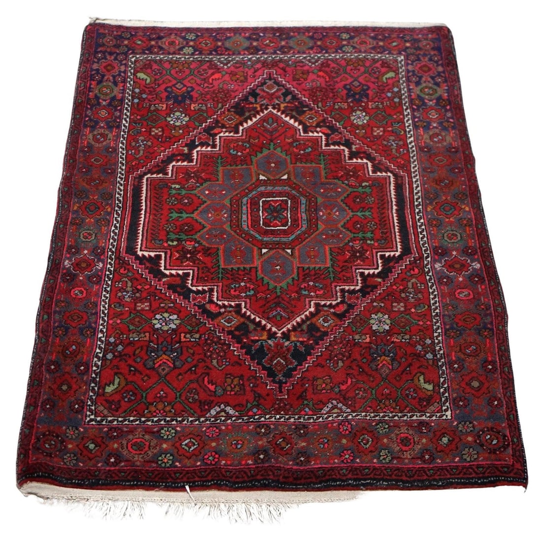 20th Century Persian Wool Rug with Central Medallion (1 of 11)