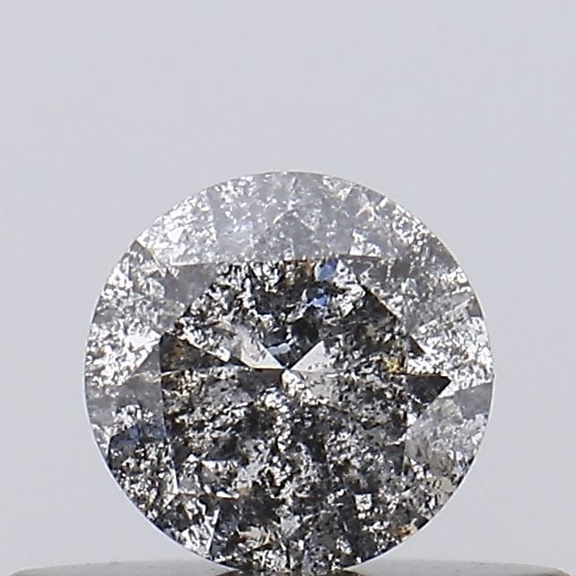 Loose Diamond - ROUND 0.26ct Salt and Pepper I3: Loose Diamond - ROUND 0.26ct Salt and Pepper I3 Source: Natural Shape: ROUND Carats: 0.26 Color: Salt and Pepper Certification: NONE Video: Video Link PLEASE NOTE: Framed, Large, or heavy items do