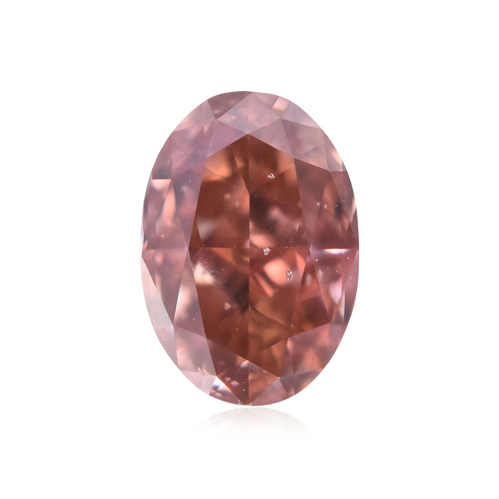 Loose Diamond - OVAL 0.5ct Fancy Deep Orangey Pink SI2: Loose Diamond - OVAL 0.5ct Fancy Deep Orangey Pink SI2 Source: Natural Shape: OVAL Carats: 0.5 Color: Fancy Deep Orangey Pink Certification: GIA Video: