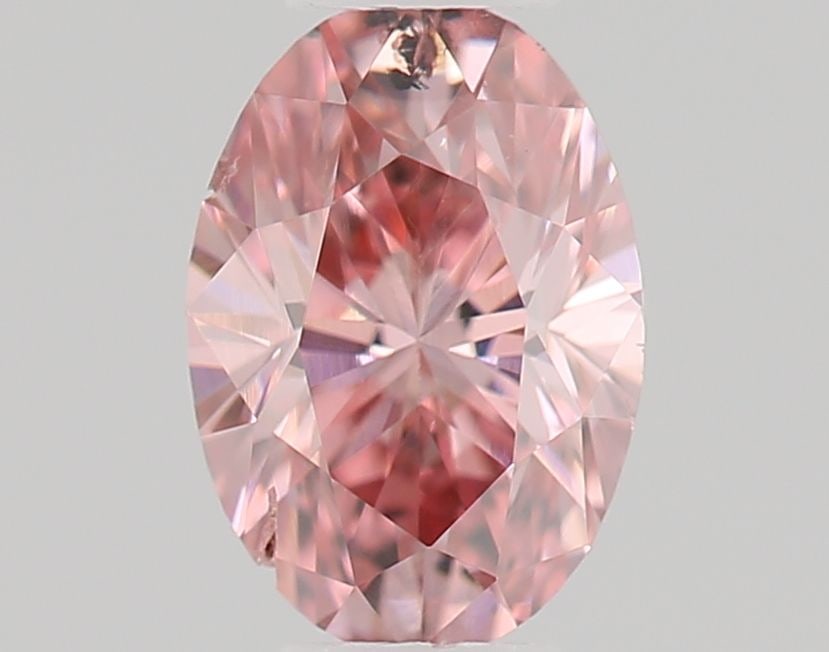 Loose Diamond - OVAL 0.2ct Fancy Intense Pink I1: Loose Diamond - OVAL 0.2ct Fancy Intense Pink I1 Source: Natural Shape: OVAL Carats: 0.2 Color: Fancy Intense Pink Certification: GIA Video: