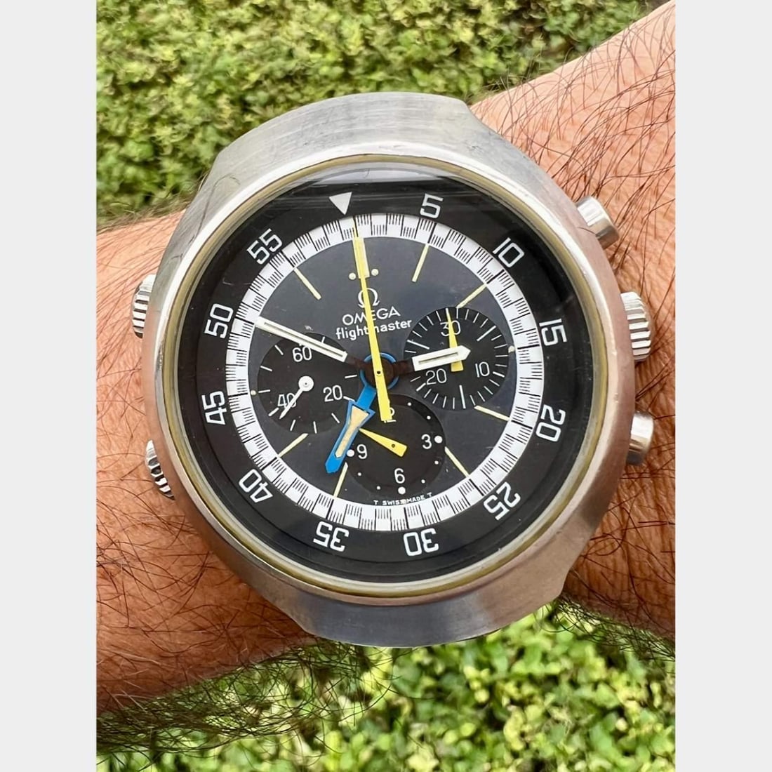 Omega Flightmaster Automatic 43mm Stainless Steel Watch: Omega Flightmaster Automatic 43mm Stainless Steel Watch Experience precision and style with the Omega Stainless Steel Flightmaster. This sophisticated timepiece features a robust 43mm stainless steel