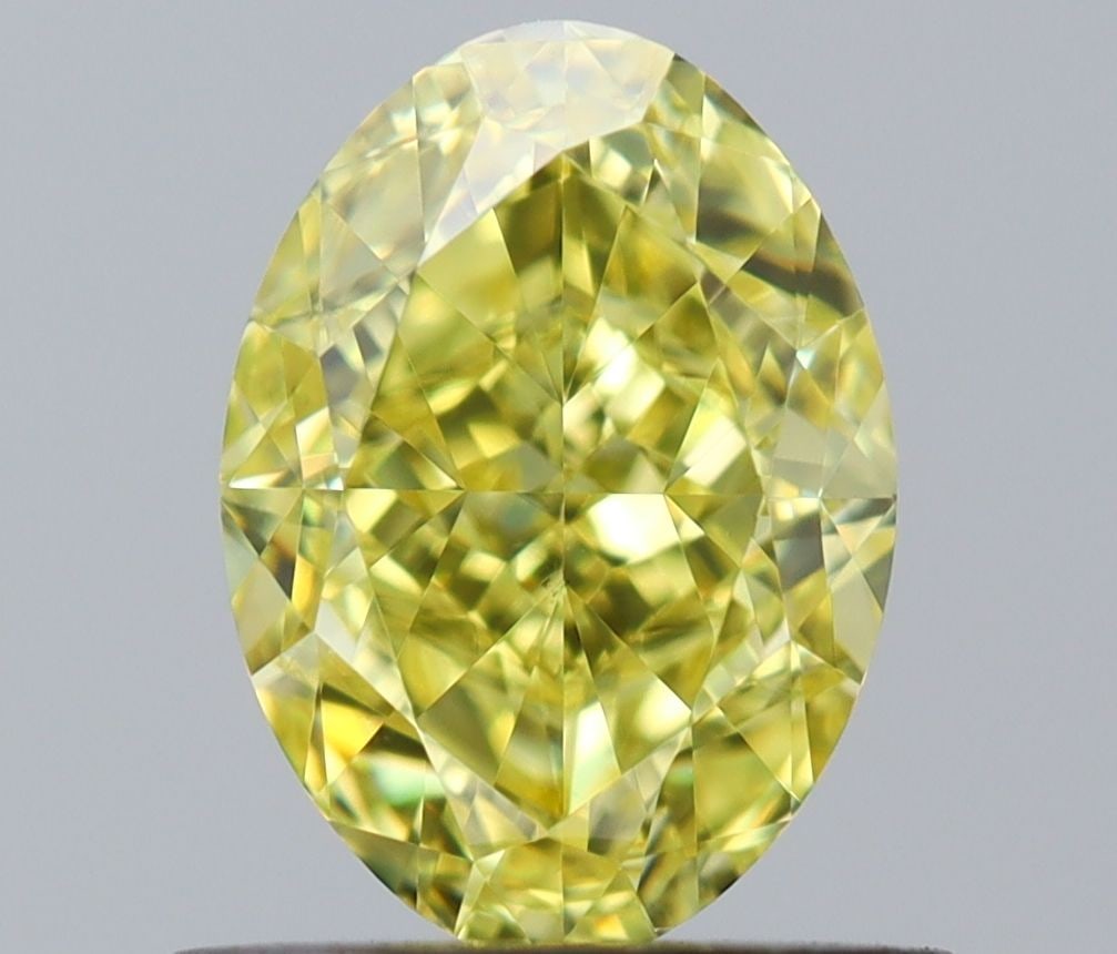 Loose Diamond - OVAL 0.84ct Fancy Intense Yellow VS2: Loose Diamond - OVAL 0.84ct Fancy Intense Yellow VS2 Source: Natural Shape: OVAL Carats: 0.84 Color: Fancy Intense Yellow Certification: GIA Video: