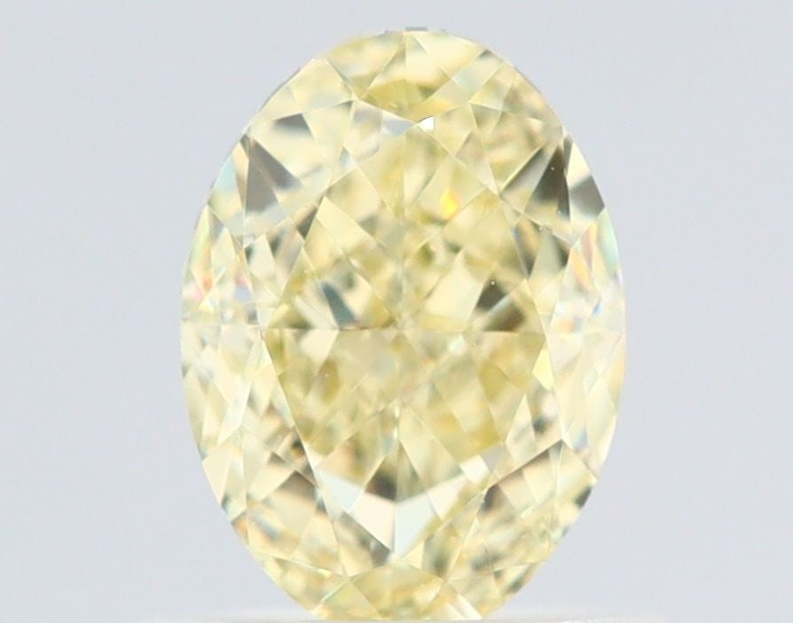 Loose Diamond - OVAL 1.02ct Fancy Light Yellow VS1: Loose Diamond - OVAL 1.02ct Fancy Light Yellow VS1 Source: Natural Shape: OVAL Carats: 1.02 Color: Fancy Light Yellow Certification: GIA Video: