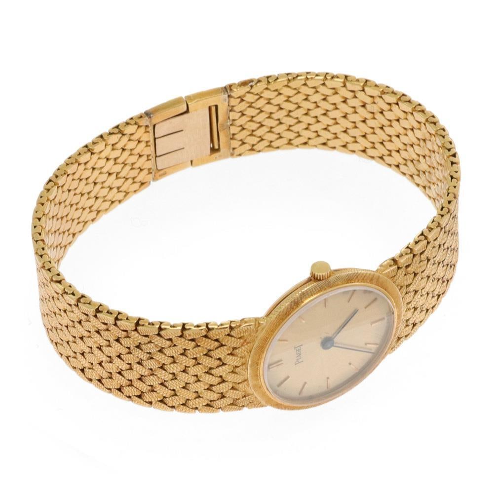 Piaget Vintage 18k Yellow Gold Hand Wind Ladies Watch - 2