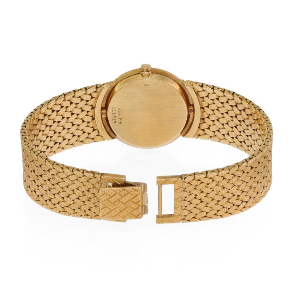 Piaget Vintage 18k Yellow Gold Hand Wind Ladies Watch - 3