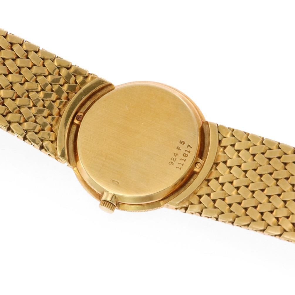 Piaget Vintage 18k Yellow Gold Hand Wind Ladies Watch - 4