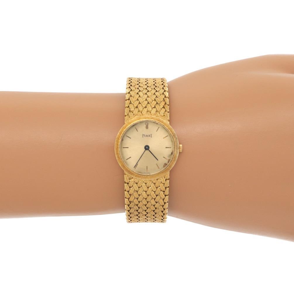 Piaget Vintage 18k Yellow Gold Hand Wind Ladies Watch - 5