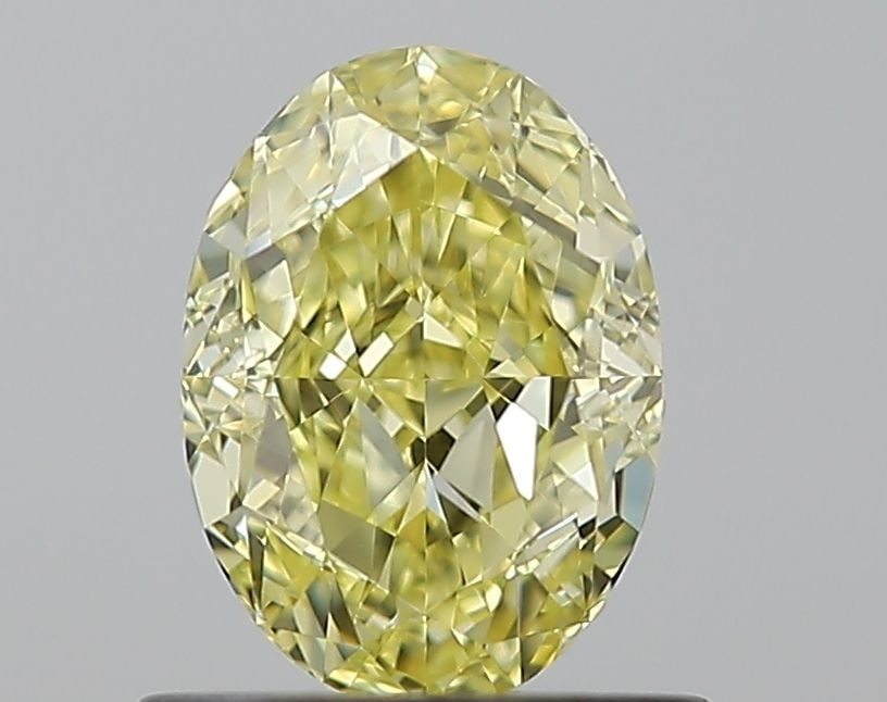 Loose Diamond - OVAL 0.84ct Fancy Intense Yellow VVS1: Loose Diamond - OVAL 0.84ct Fancy Intense Yellow VVS1 Source: Natural Shape: OVAL Carats: 0.84 Color: Fancy Intense Yellow Certification: GIA Video: