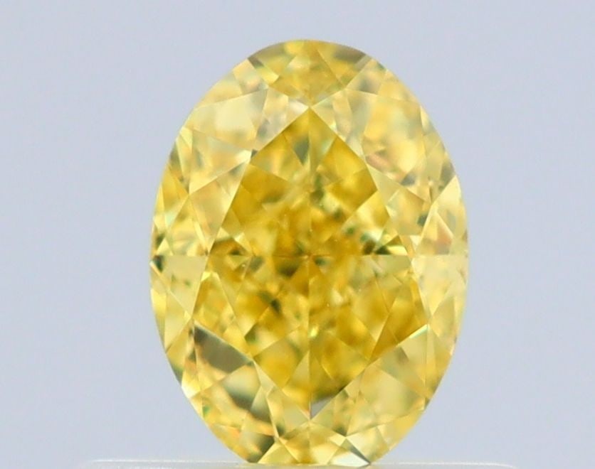 Loose Diamond - OVAL 0.55ct Fancy Vivid Yellow VS1 (1 of 1)