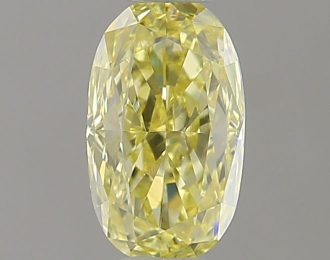 Loose Diamond - OVAL 0.54ct Fancy Light Yellow VVS2: Loose Diamond - OVAL 0.54ct Fancy Light Yellow VVS2 Source: Natural Shape: OVAL Carats: 0.54 Color: Fancy Light Yellow Certification: NONE Video: