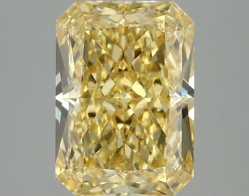 Loose Diamond - RADIANT 3.01ct Fancy Vivid Yellow VS2: Loose Diamond - RADIANT 3.01ct Fancy Vivid Yellow VS2 Source: This is a real non-mined Diamond that has been grown in a lab Shape: RADIANT Carats: 3.01 Color: Fancy Vivid Yellow Certification: IGI Vid
