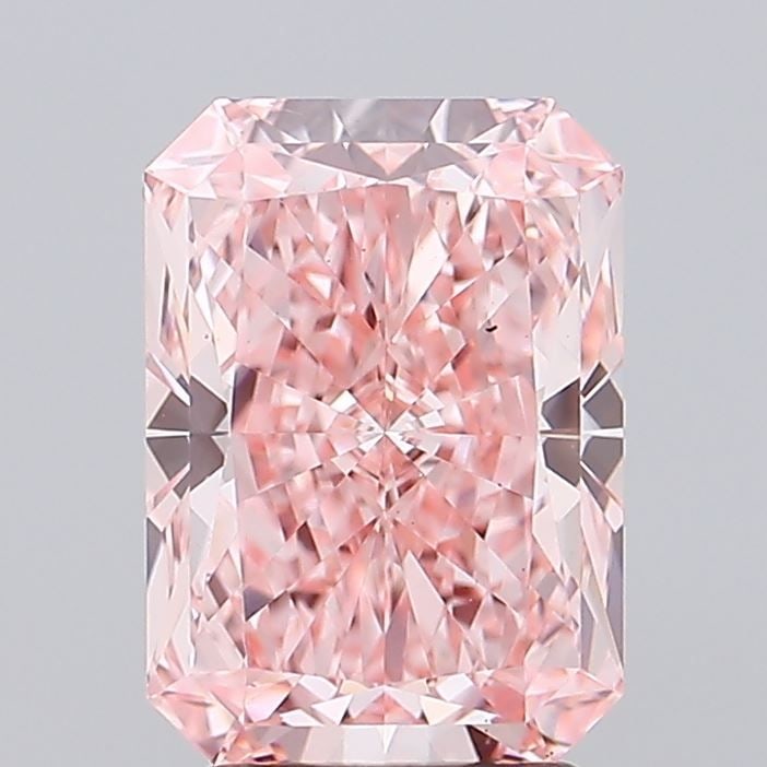 Loose Diamond - RADIANT 3.05ct Fancy Vivid Pink VS1: Loose Diamond - RADIANT 3.05ct Fancy Vivid Pink VS1 Source: This is a real non-mined Diamond that has been grown in a lab Shape: RADIANT Carats: 3.05 Color: Fancy Vivid Pink Certification: NONE Video: