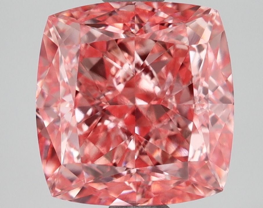 Loose Diamond - CUSHION MODIFIED 2.51ct Fancy Vivid Pink VVS2: Loose Diamond - CUSHION MODIFIED 2.51ct Fancy Vivid Pink VVS2 Source: This is a real non-mined Diamond that has been grown in a lab Shape: CUSHION MODIFIED Carats: 2.51 Color: Fancy Vivid Pink Certifi