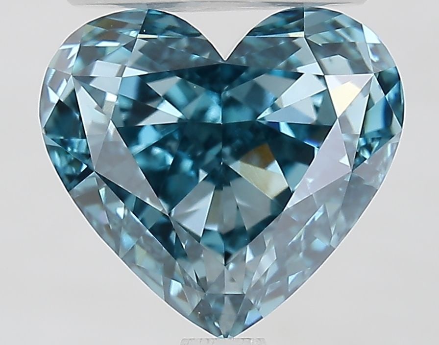 Loose Diamond - HEART 3.02ct Fancy Vivid Blue VVS2 (1 of 1)