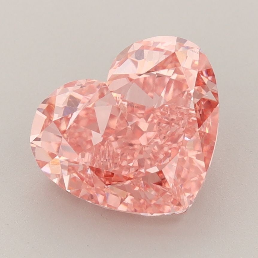 Loose Diamond - HEART 3.21ct Fancy Vivid Pink VVS2 (1 of 1)