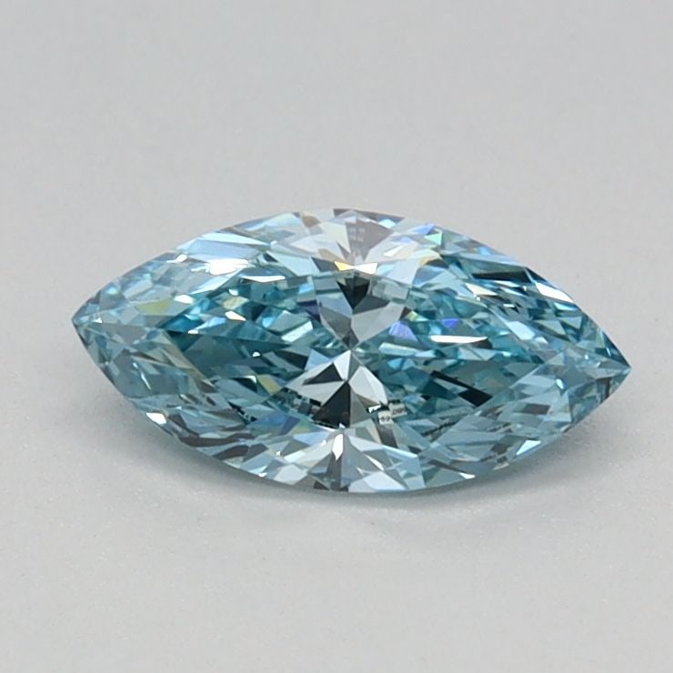 Loose Diamond - MARQUISE 0.35ct Fancy Vivid Blue VVS2: Loose Diamond - MARQUISE 0.35ct Fancy Vivid Blue VVS2 Source: This is a real non-mined Diamond that has been grown in a lab Shape: MARQUISE Carats: 0.35 Color: Fancy Vivid Blue Certification: IGI Vide