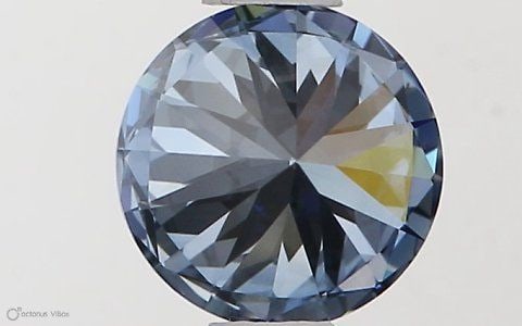 Loose Diamond - ROUND 0.5ct Fancy Vivid Blue VS1 (1 of 1)