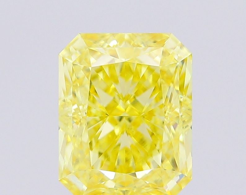 Loose Diamond - RADIANT 2.04ct Fancy Intense Yellow VS2: Loose Diamond - RADIANT 2.04ct Fancy Intense Yellow VS2 Source: This is a real non-mined Diamond that has been grown in a lab Shape: RADIANT Carats: 2.04 Color: Fancy Intense Yellow Certification: IGI
