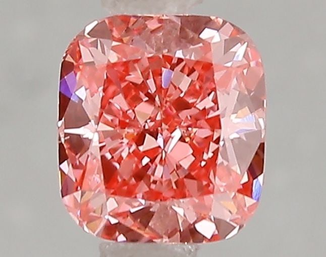 Loose Diamond - CUSHION MODIFIED 1.01ct Fancy Vivid Pink VS1: Loose Diamond - CUSHION MODIFIED 1.01ct Fancy Vivid Pink VS1 Source: This is a real non-mined Diamond that has been grown in a lab Shape: CUSHION MODIFIED Carats: 1.01 Color: Fancy Vivid Pink Certific