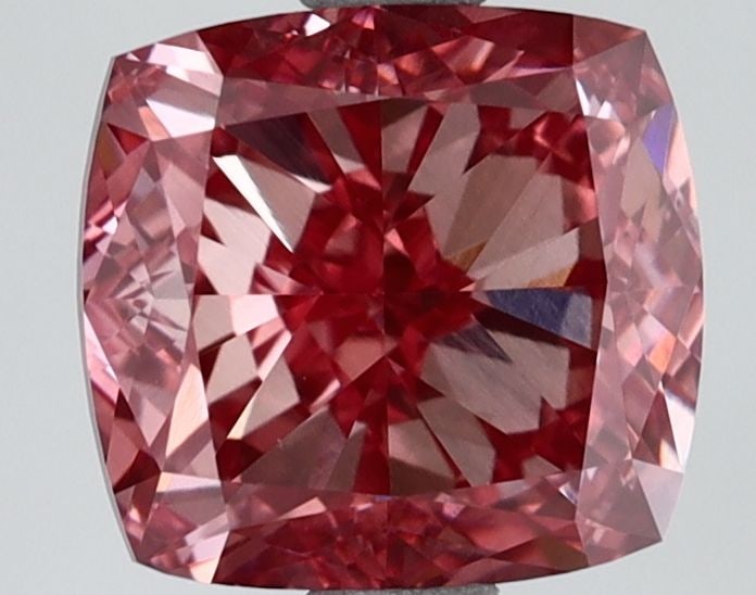Loose Diamond - CUSHION MODIFIED 2.5ct Fancy Vivid Pink VS1: Loose Diamond - CUSHION MODIFIED 2.5ct Fancy Vivid Pink VS1 Source: This is a real non-mined Diamond that has been grown in a lab Shape: CUSHION MODIFIED Carats: 2.5 Color: Fancy Vivid Pink
