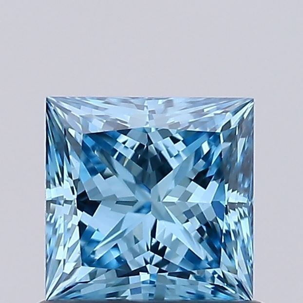 Loose Diamond - PRINCESS 0.73ct Fancy Vivid Blue VS1 (1 of 1)