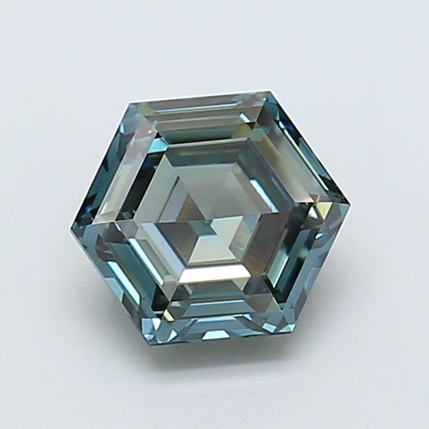 Loose Diamond - HEXAGONAL 2.07ct Fancy Gray Blue VVS2 (1 of 1)