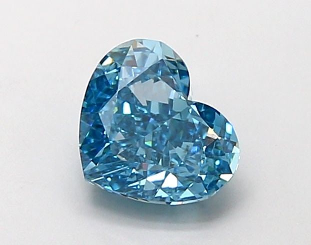 Loose Diamond - HEART 1.22ct Fancy Vivid Blue VVS2: Loose Diamond - HEART 1.22ct Fancy Vivid Blue VVS2 Source: This is a real non-mined Diamond that has been grown in a lab Shape: HEART Carats: 1.22 Color: Fancy Vivid Blue Certification: IGI Video: