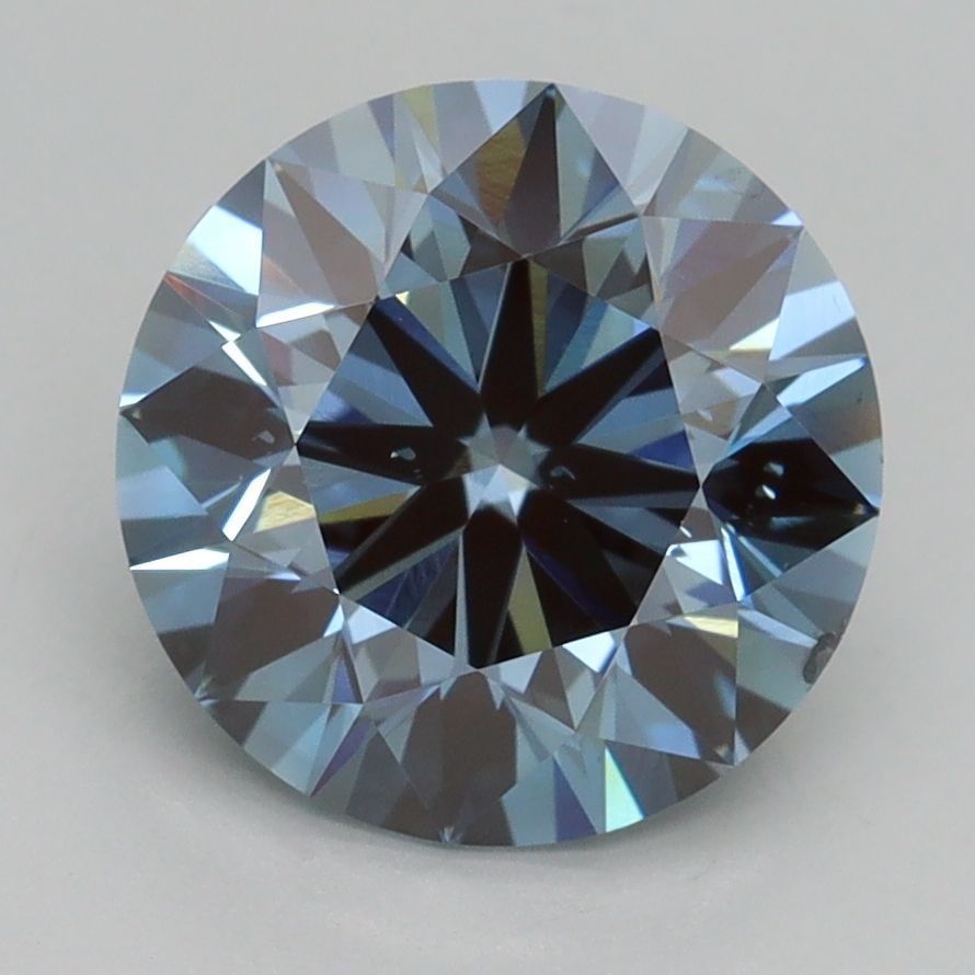 Ideal Loose Diamond - ROUND 3.01ct Fancy Intense Blue SI1 (1 of 1)