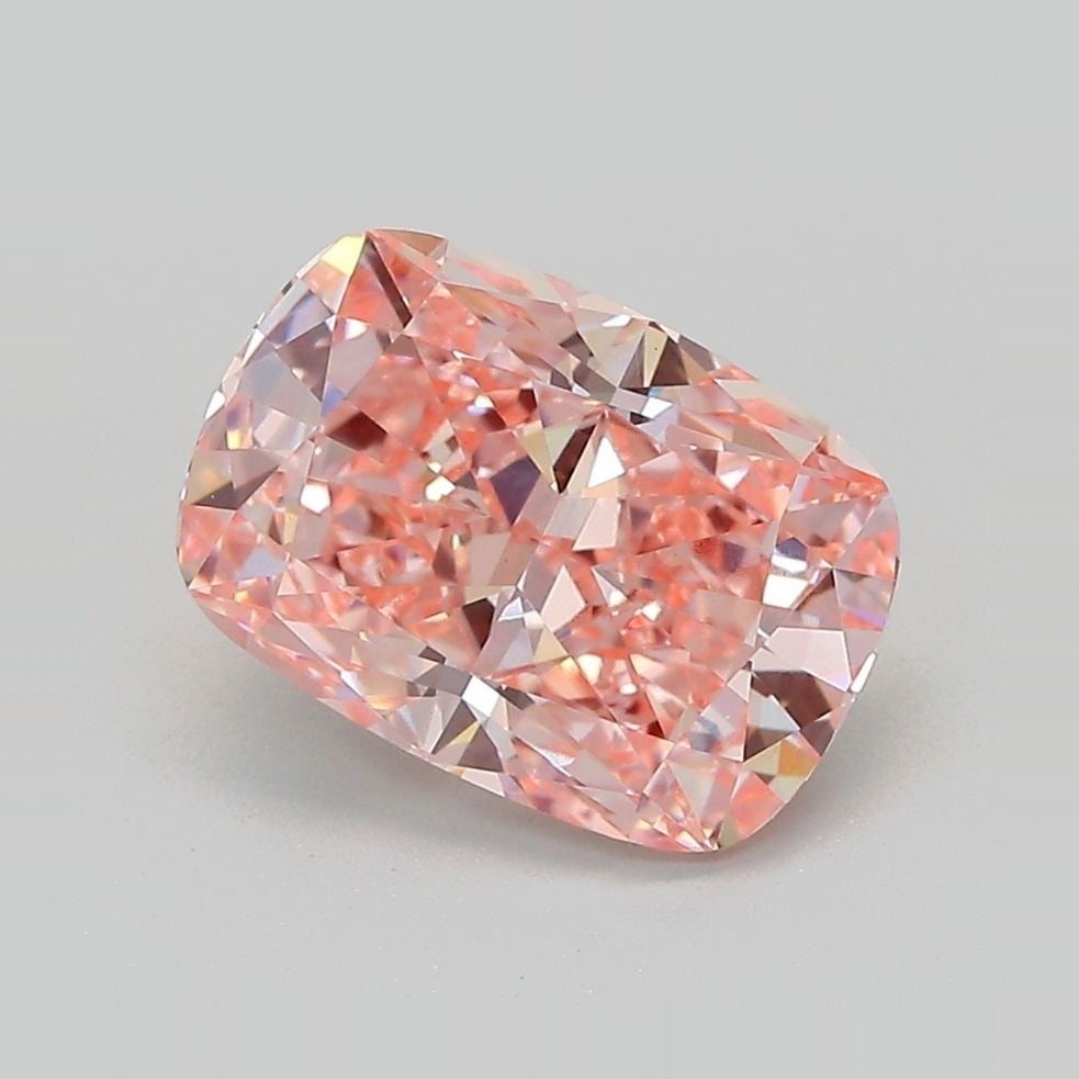 Loose Diamond - CUSHION MODIFIED 3.21ct Fancy Vivid Pink VVS2 (1 of 1)