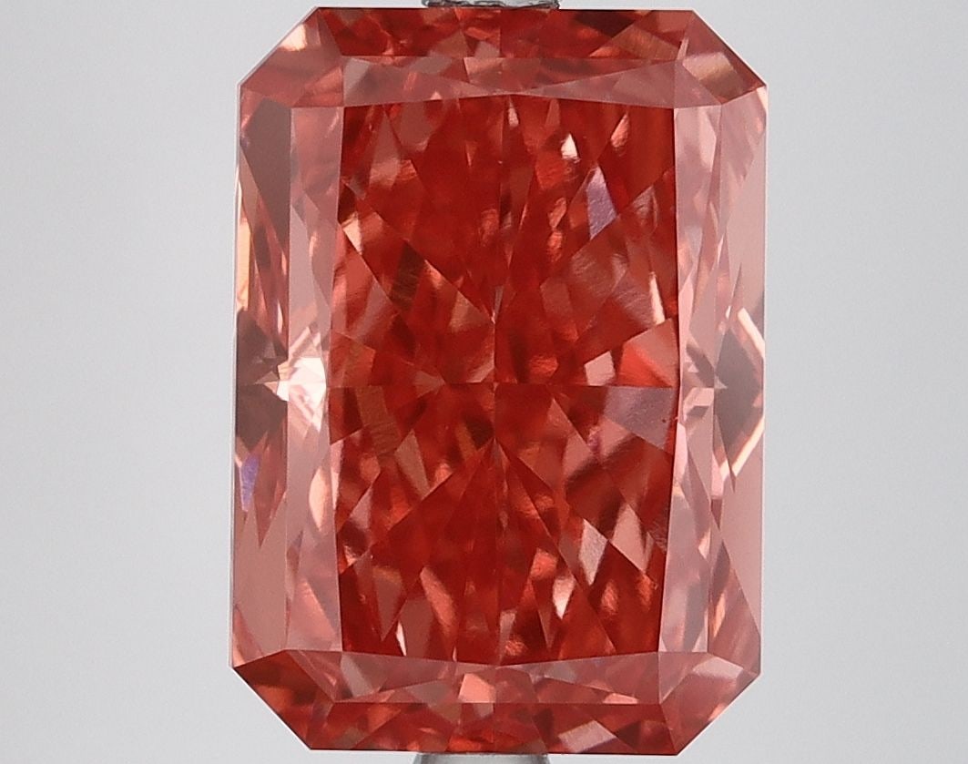 Loose Diamond - RADIANT 4.17ct Fancy Vivid Pink VVS2 (1 of 1)