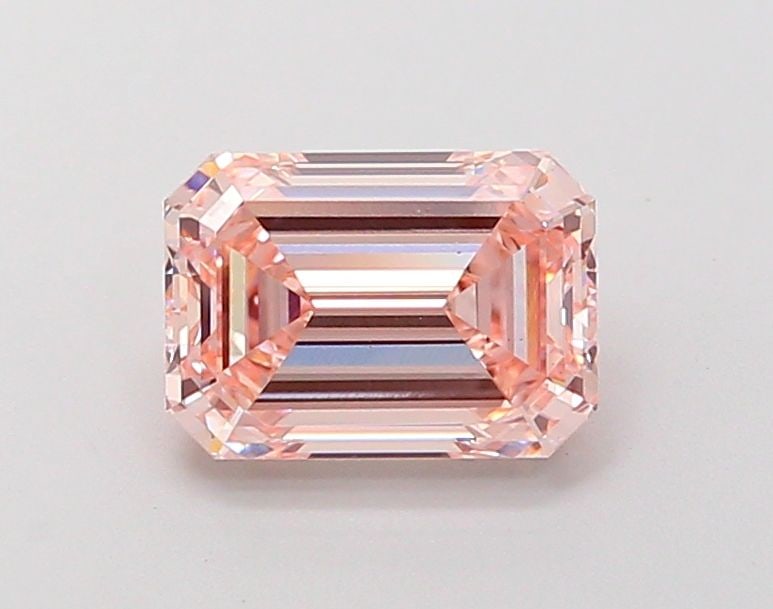 Loose Diamond - EMERALD 1.65ct Fancy Pink VS1: Loose Diamond - EMERALD 1.65ct Fancy Pink VS1 Source: This is a real non-mined Diamond that has been grown in a lab Shape: EMERALD Carats: 1.65 Color: Fancy Pink Certification: IGI Video: Video Link