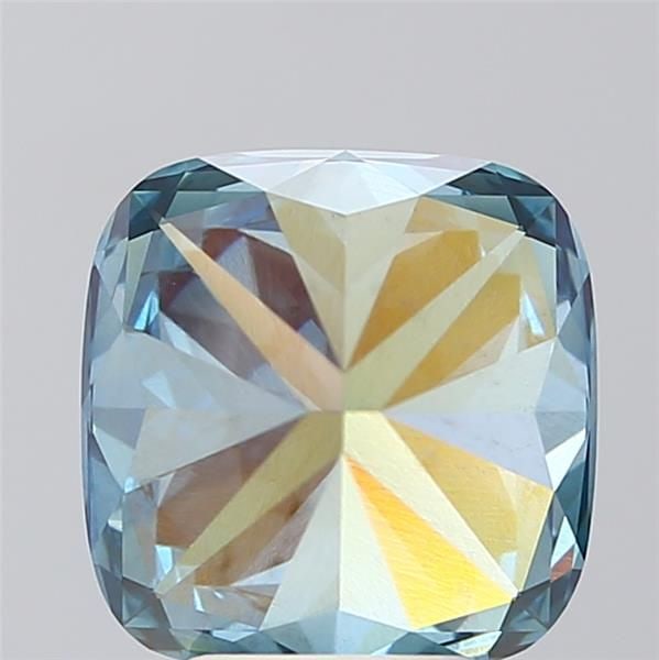 Loose Diamond - CUSHION BRILLIANT 4.64ct Fancy Vivid Blue SI1 (1 of 1)