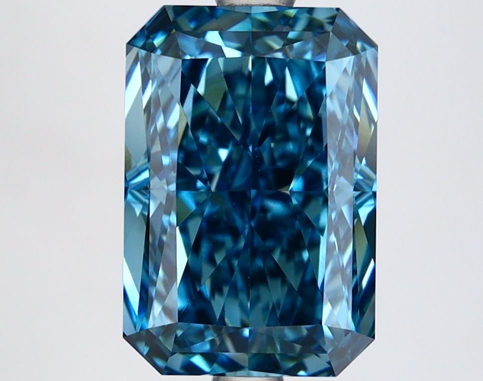 Loose Diamond - RADIANT 3.11ct Fancy Vivid Blue VVS2 (1 of 1)