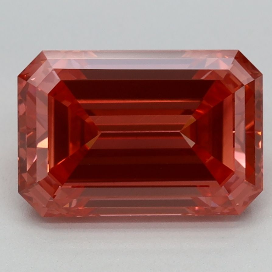 Loose Diamond - EMERALD 2.58ct Fancy Vivid Pink VS1 (1 of 1)