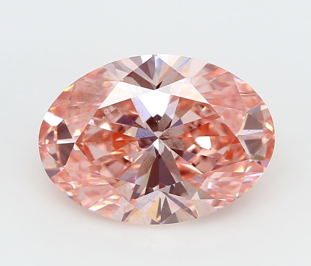 Loose Diamond - OVAL 5.24ct Fancy Vivid Pink SI1 (1 of 1)